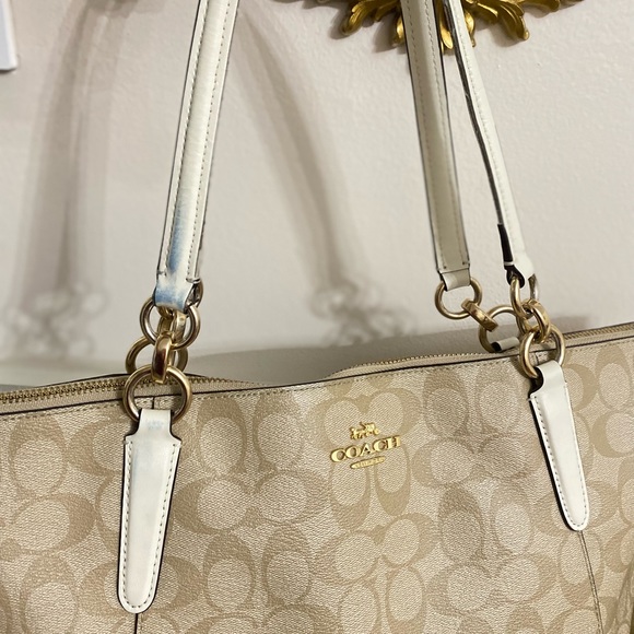 Coach signature Zip Top Tote Bag - Picture 6 of 11